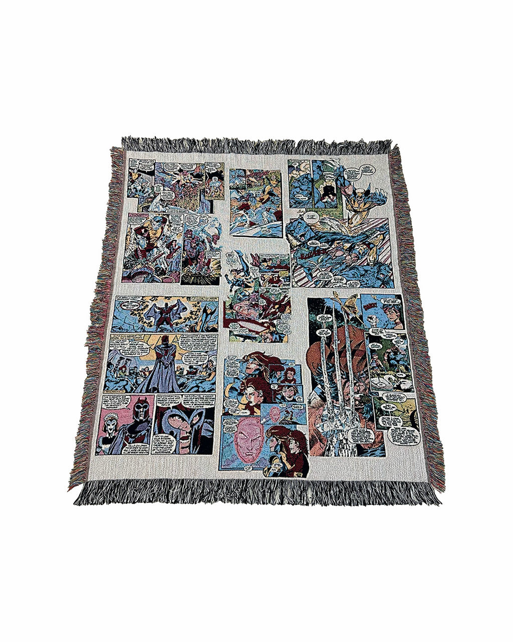X-MEN COMIC PAGES TAPESTRY BLANKET