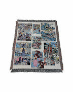 X-MEN COMIC PAGES TAPESTRY BLANKET