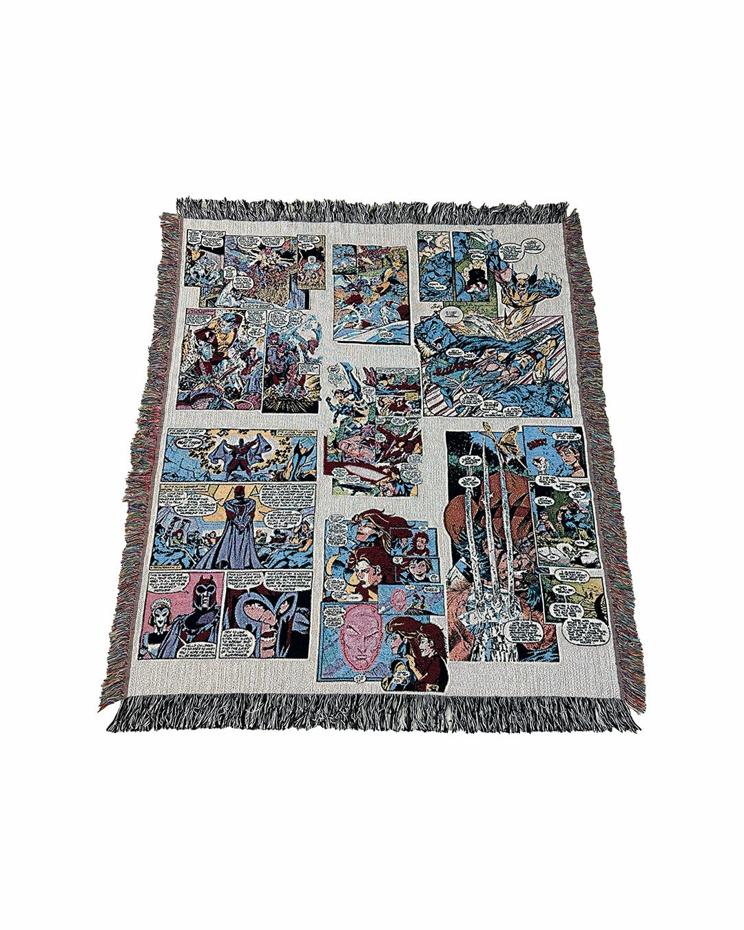 X-MEN COMIC PAGES TAPESTRY BLANKET