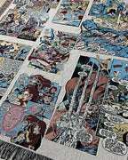X-MEN COMIC PAGES TAPESTRY BLANKET