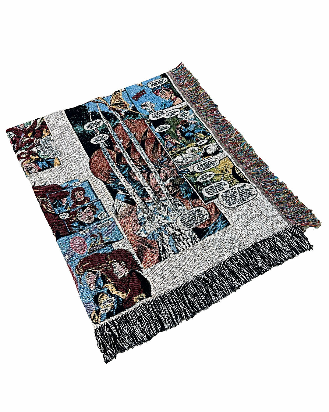 X-MEN COMIC PAGES TAPESTRY BLANKET