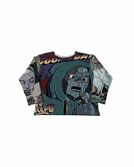 MF DOOM TAPESTRY CREWNECK