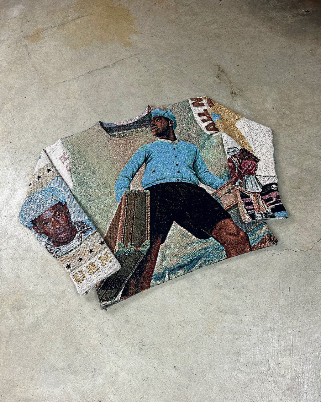 CALL ME IF YOU GET LOST TAPESTRY CREWNECK (PRE ORDER)