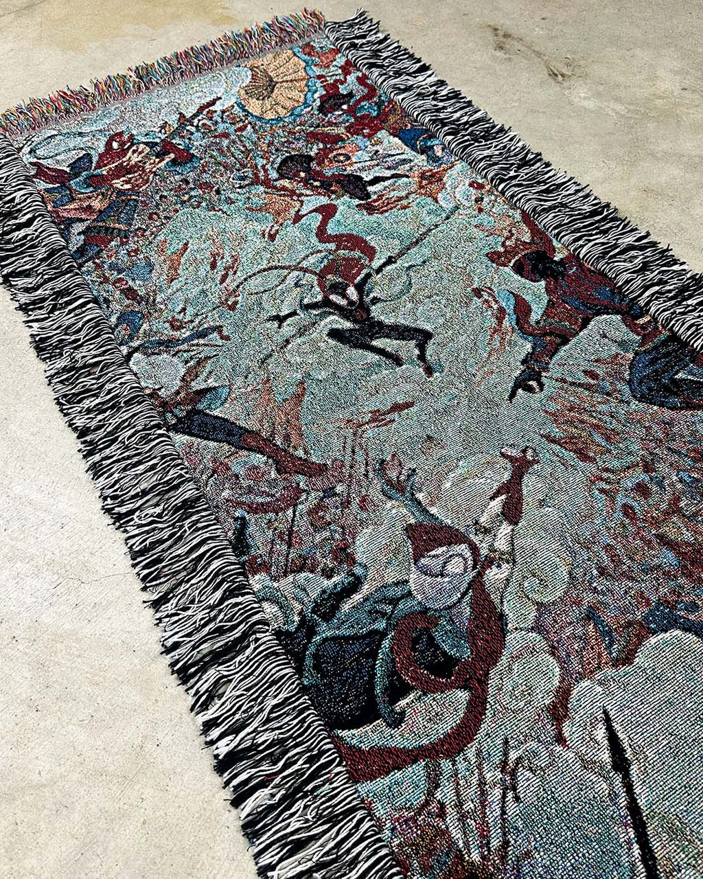 SPIDERVERSE PAINTING TAPESTRY BANNER BLANKET 50"X18"