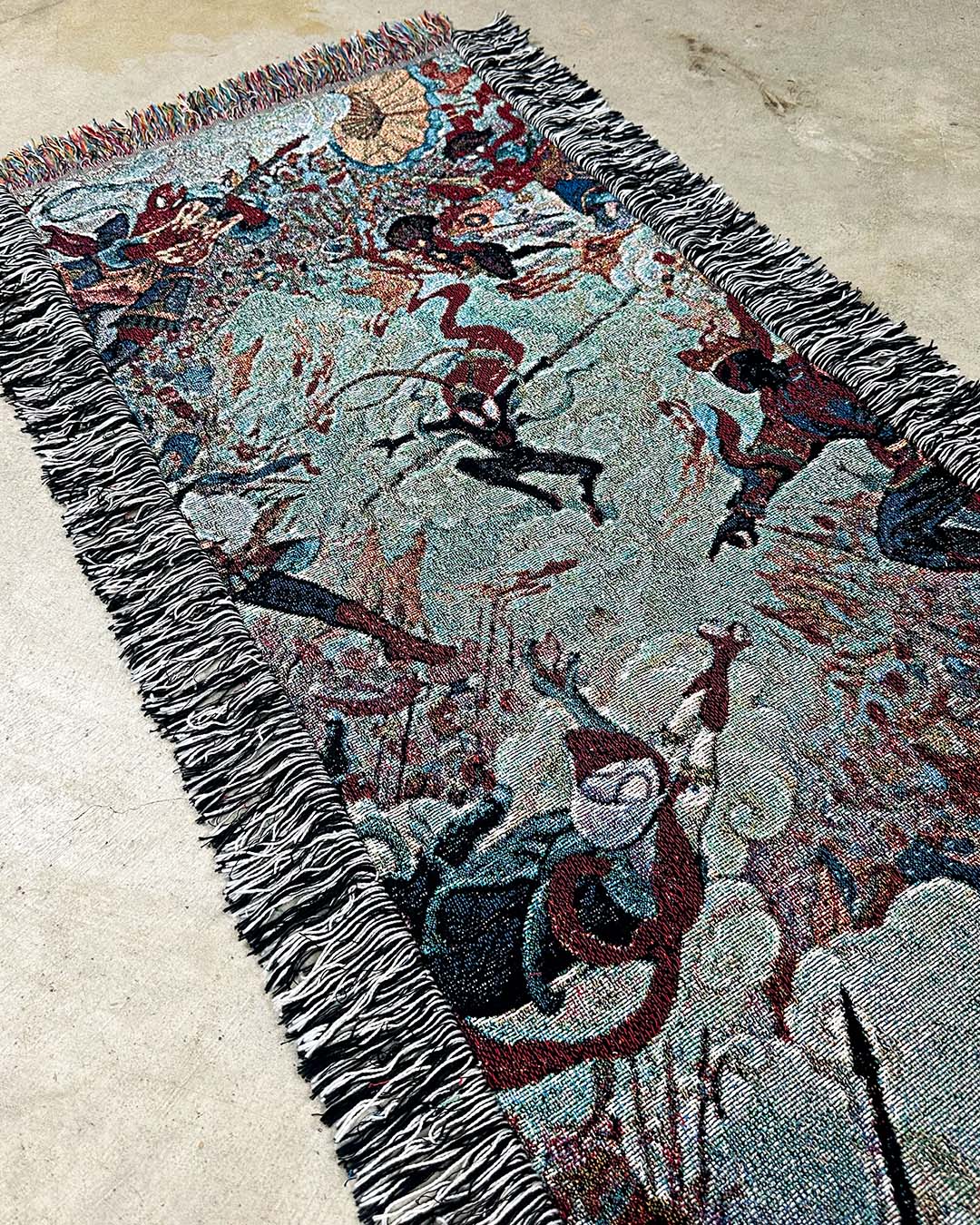 SPIDERVERSE PAINTING TAPESTRY BANNER BLANKET 50"X18"