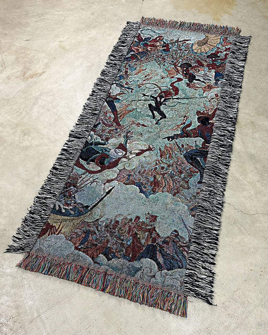 SPIDERVERSE PAINTING TAPESTRY BANNER BLANKET 50"X18"