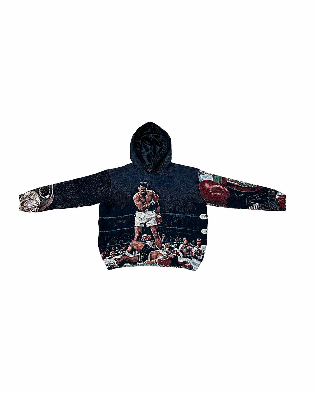 MUHAMMAD ALI X MIKE TYSON TAPESTRY HOODIE (PRE ORDER)