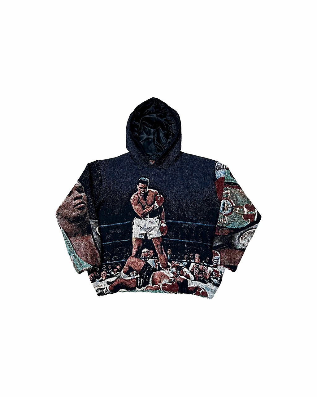 MUHAMMAD ALI X MIKE TYSON TAPESTRY HOODIE (PRE ORDER)