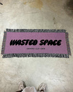 WASTED SPACE TAPESTRY BANNER BLANKET / WALL HANGING 18"X50"