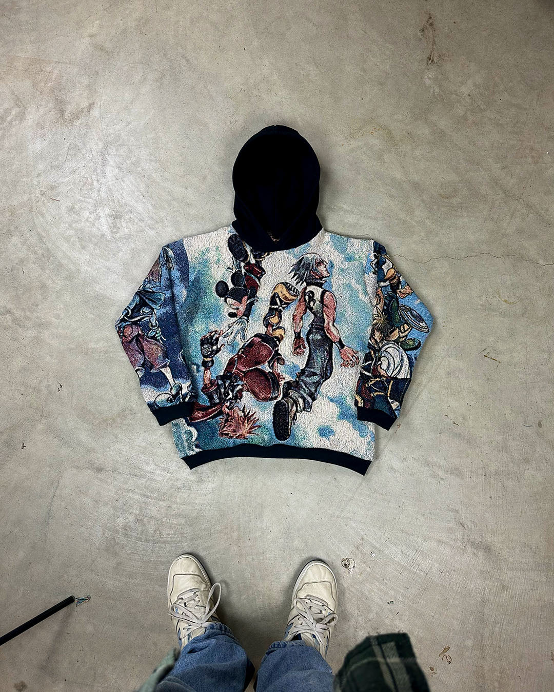 KINGDOM HEARTS TAPESTRY HOODIE (PRE ORDER)
