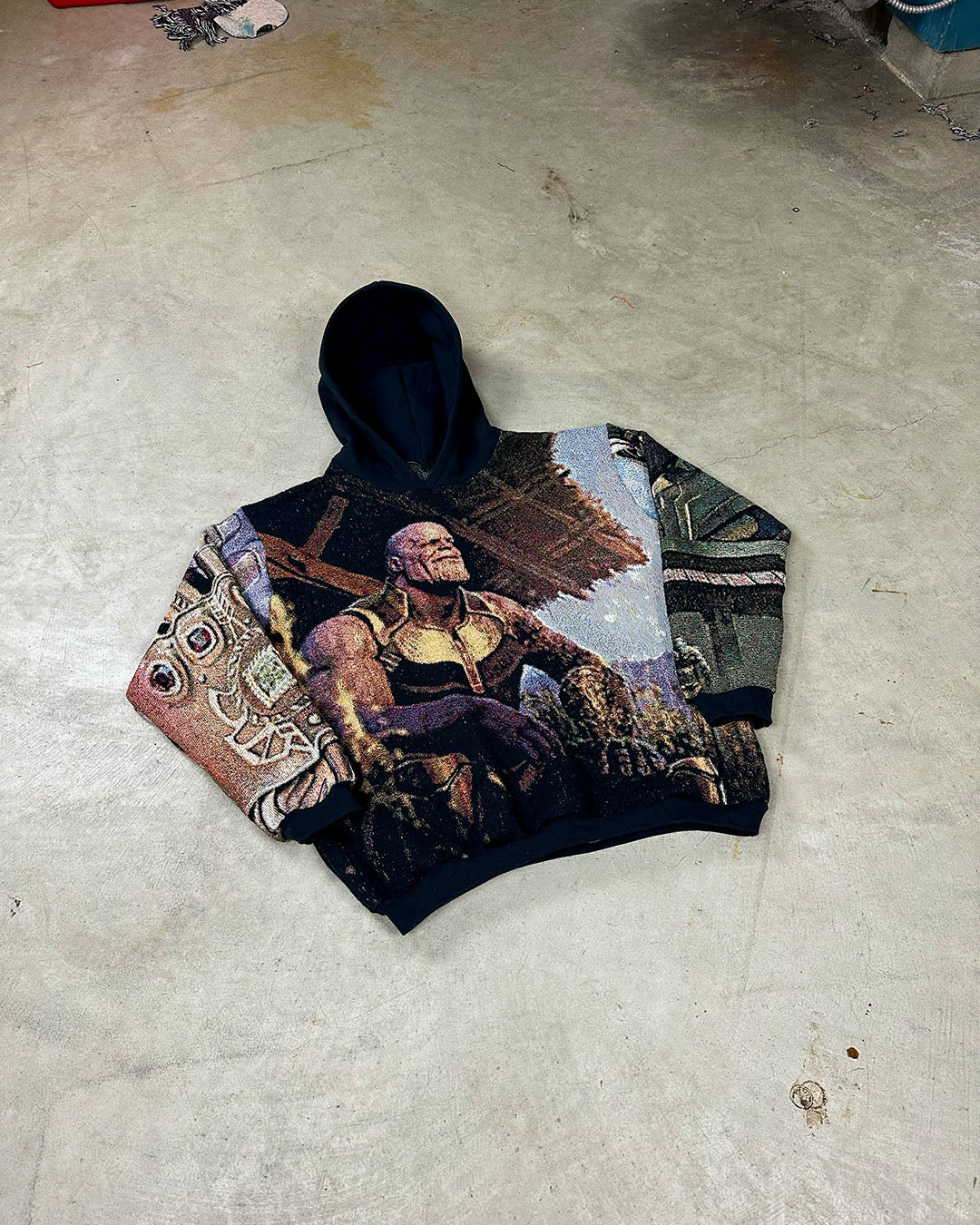 THANOS TAPESTRY HOODIE (PRE ORDER)