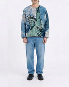 LADY LIBERTY TAPESTRY CREWNECK (READY TO WEAR)