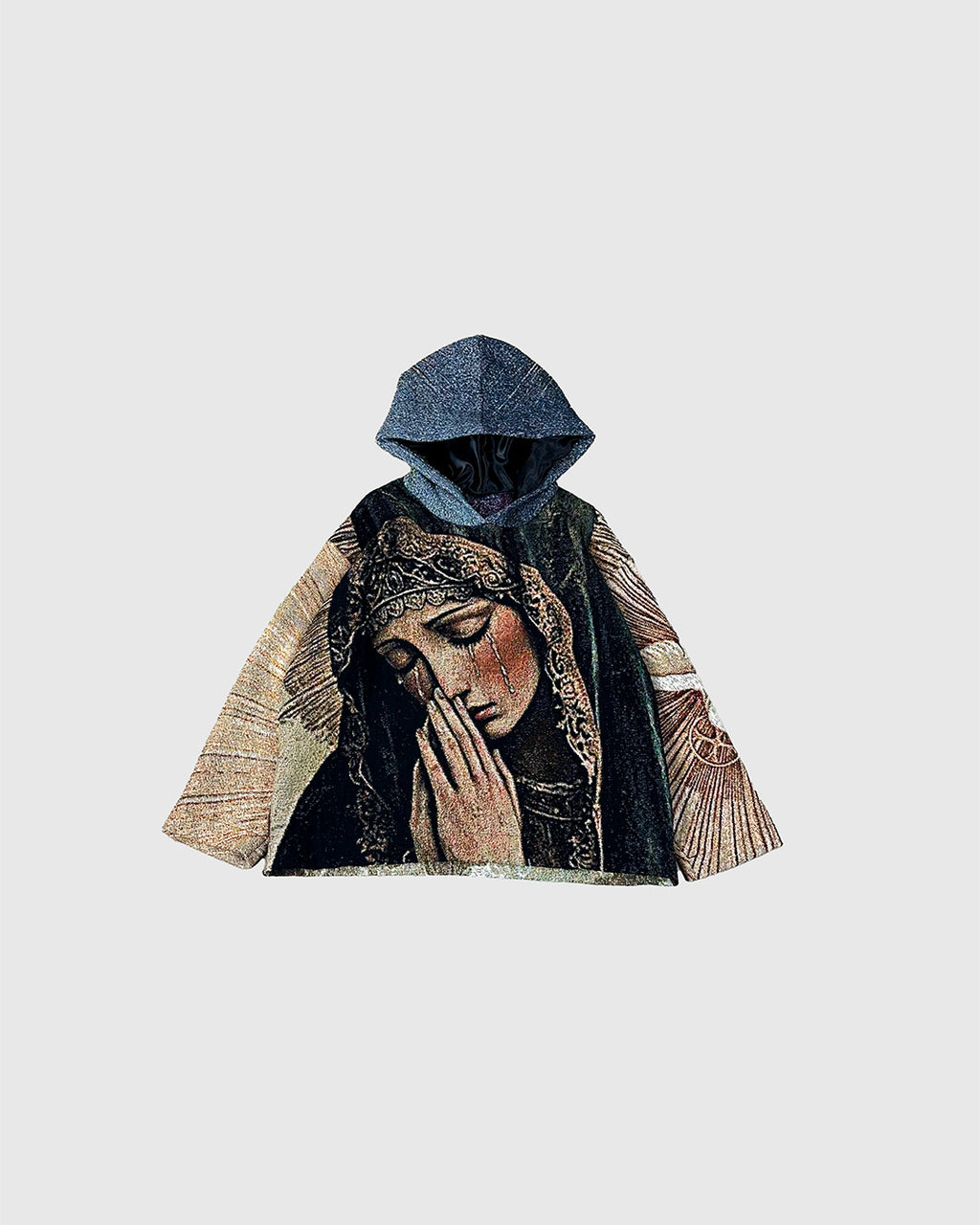 MOTHER MARY FULL TAPESTRY HOODIE (READY TO WEAR)