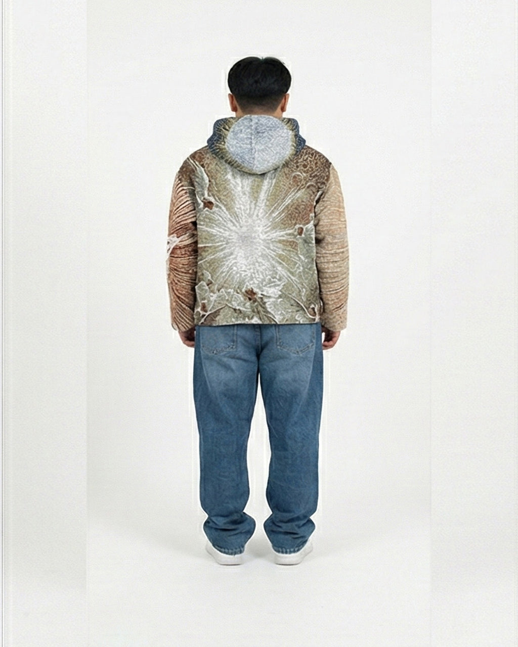 MOTHER MARY FULL TAPESTRY HOODIE (READY TO WEAR)