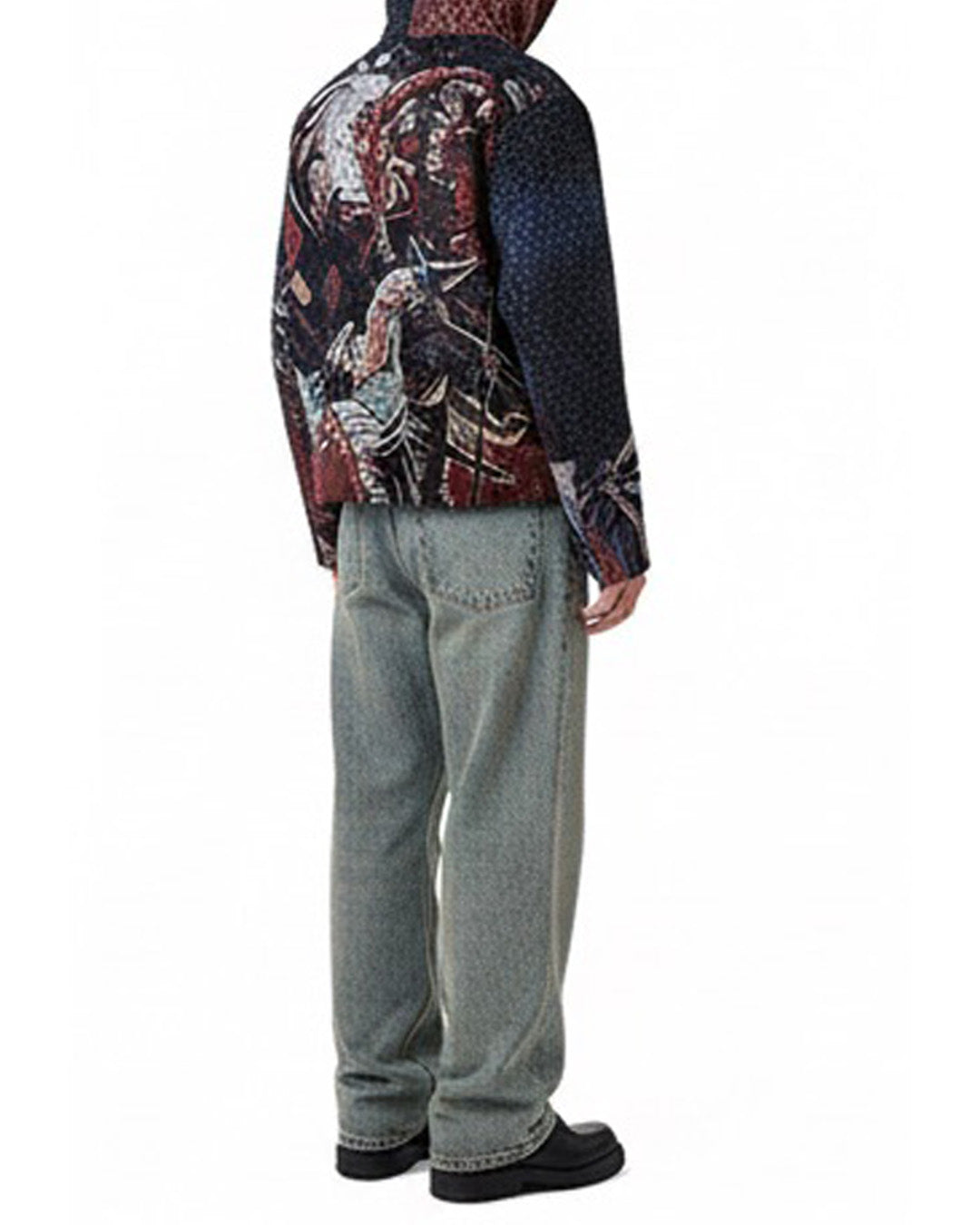 WIZARD FULL TAPESTRY HOODIE (READY TO WEAR)